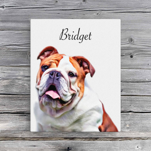 Custom Pet Canvas - Cartoon Style - A Pawfect Touch