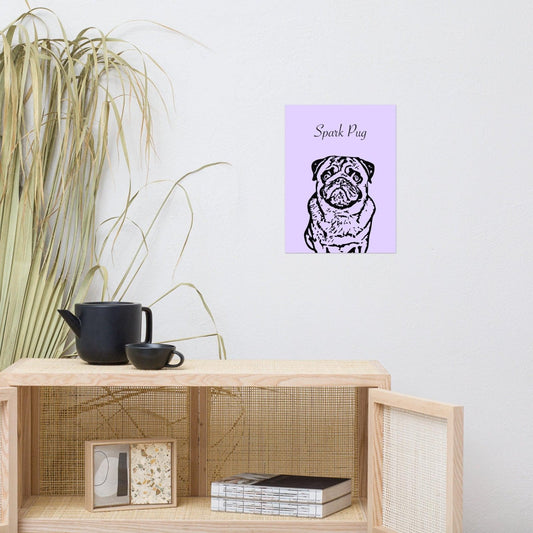 Custom Pet Poster - Outline Style - A Pawfect Touch
